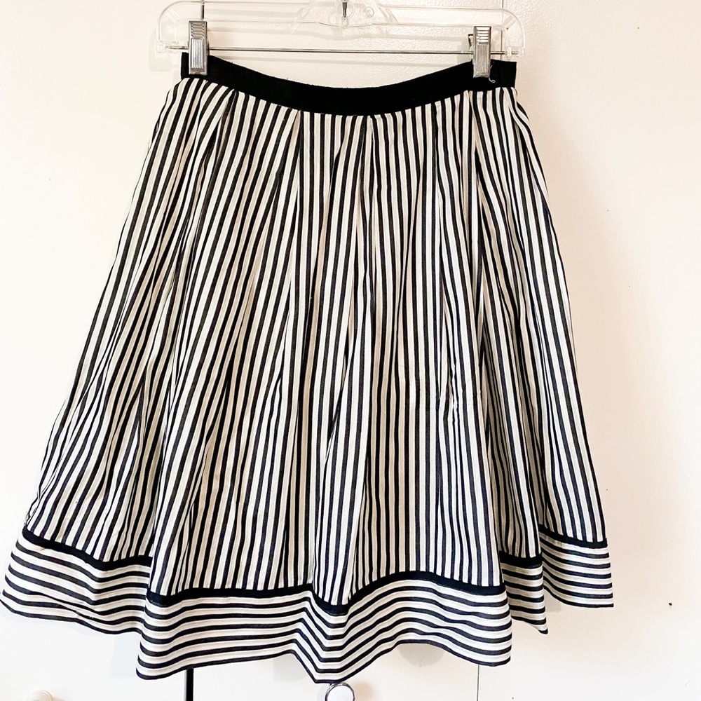 M.S.S.P striped silk skirt